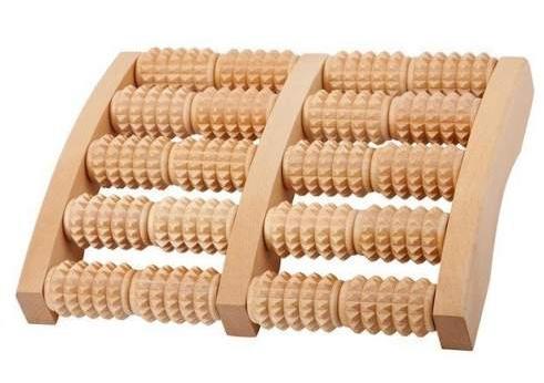 Зубчатый деревянный массажер Счеты Тимбэ МА 4216 для ног