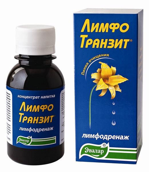 Растительный препарат для очищения организма Лимфо Транзит, 100 мл