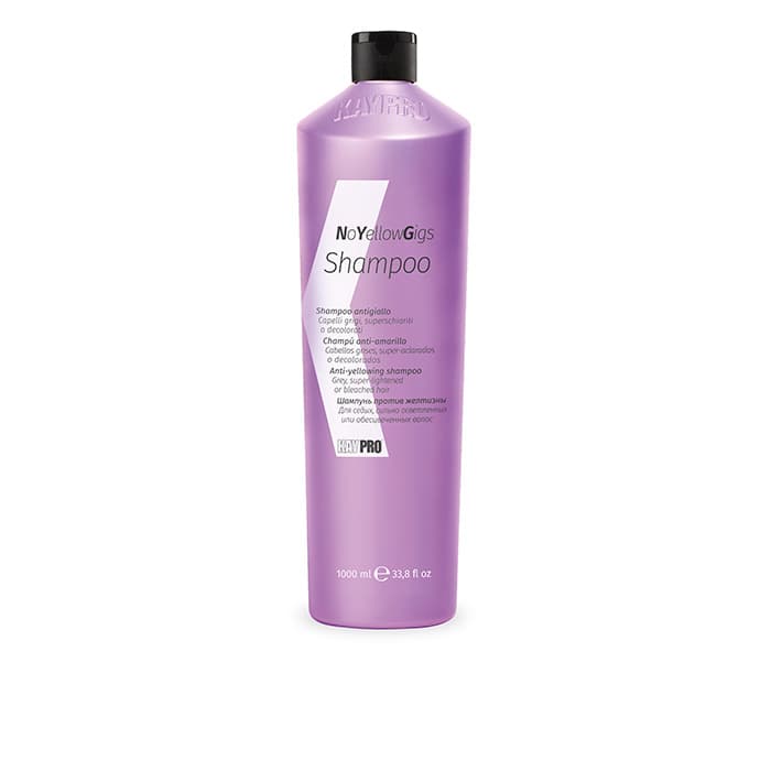 Шампунь против желтизны для седых,осветленных или обесцвеченных волос Kaypro No Yellow Gigs, 350 мл