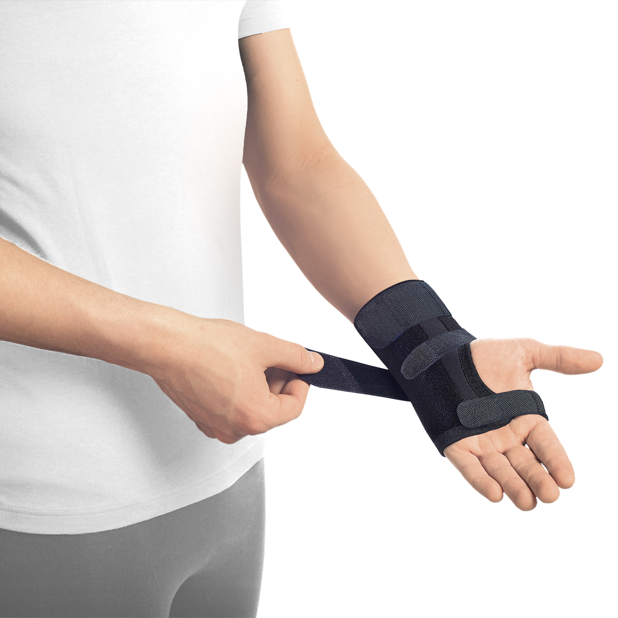 Бандаж фиксирующий на запястье с шиной Польза 1411 Бандаж фиксирующий на запястье с шиной Польза 1411