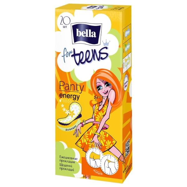 Ежедневные ароматизированные прокладки Bella Panty for Teens Energy, 20 шт